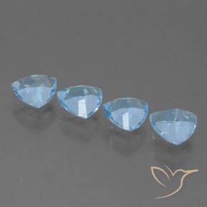 4.75克拉天然黄玉，胖三角形，VVS-VS