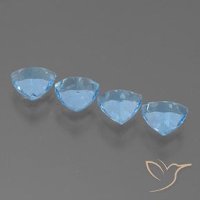 4.84克拉天然黄玉，胖三角形，VVS-VS