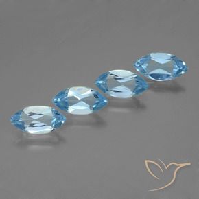 4.98克拉天然黄玉，榄尖形，VVS-VS