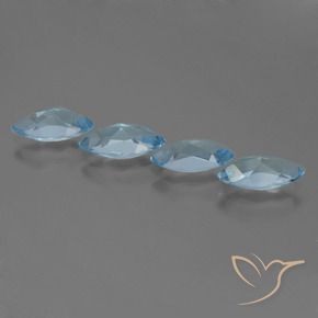 4.90克拉天然黄玉，榄尖形，VVS-VS