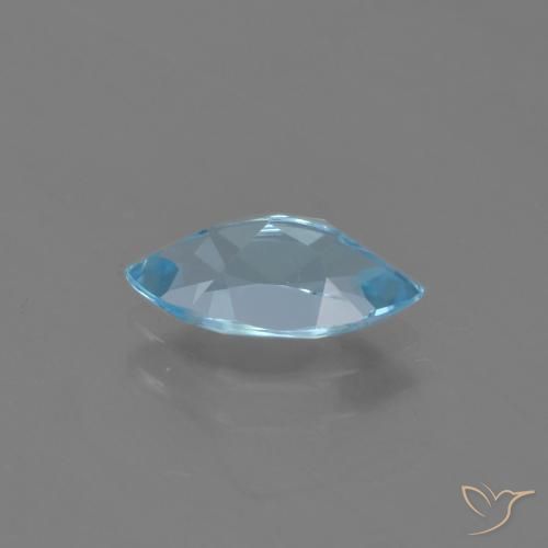 1.31克拉天然黄玉，榄尖形，VVS-VS