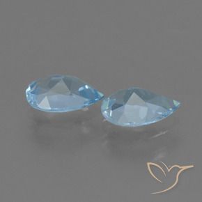 1.54克拉天然黄玉，梨形，VVS-VS