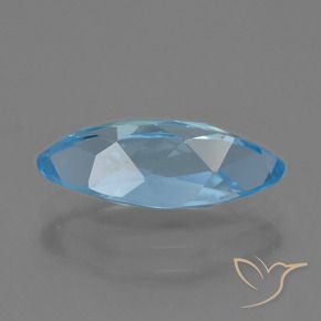3.92克拉天然黄玉，榄尖形，VVS