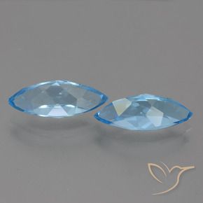 7.34克拉天然黄玉，榄尖形，VVS-VS