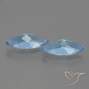 6.43克拉天然黄玉，榄尖形，VVS-VS