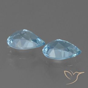 1.61克拉天然黄玉，梨形，VVS