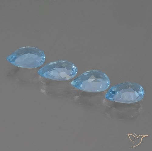 3.28克拉天然黄玉，梨形，VVS-VS
