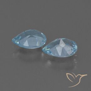 1.60克拉天然黄玉，梨形，VVS-VS