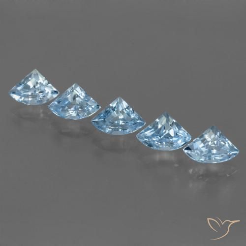 3.63ctw 天然 瑞士蓝 黄玉, 花式切割, VVS-VS