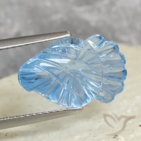 5.96克拉天然黄玉，花式切割，透明