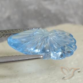 5.96克拉天然黄玉，花式切割，透明