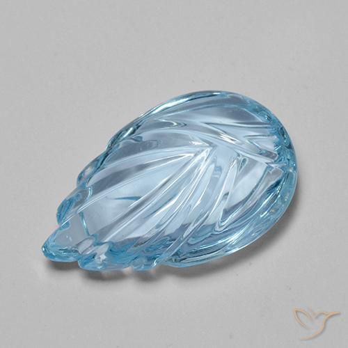 10.76克拉天然黄玉，花式切割，透明