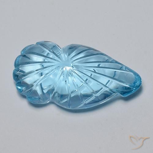 16.79克拉天然黄玉，花式切割，透明