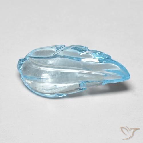 7.33ct 天然 瑞士蓝 黄玉, 花式切割, 透明