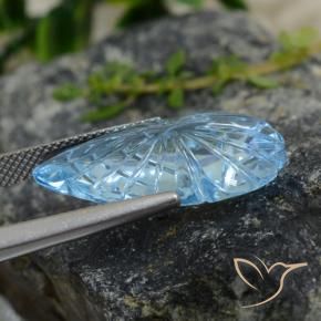 15.08克拉天然黄玉，花式切割，透明