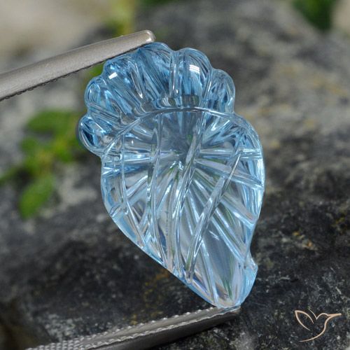 9.99ct 天然 天蓝 黄玉, 花式切割, 透明