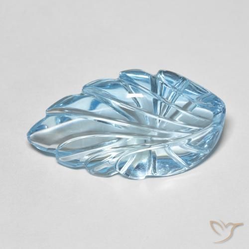 24.36ct 天然 瑞士蓝 黄玉, 花式切割, 透明