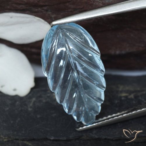 6.89ct 天然 瑞士蓝 黄玉, 花式切割, 透明