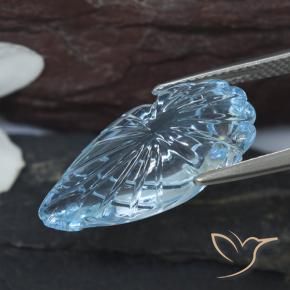 12.84克拉天然黄玉，花式切割，透明