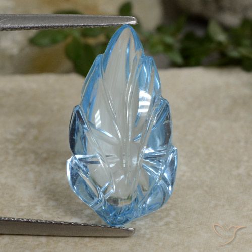 9.05ct 天然 瑞士蓝 黄玉, 花式切割, 透明