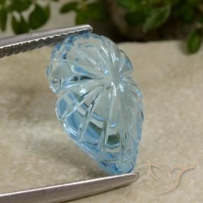 9.90克拉天然黄玉，花式切割，透明