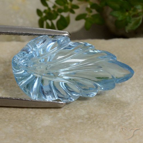 14.80ct 天然 瑞士蓝 黄玉, 花式切割, 透明