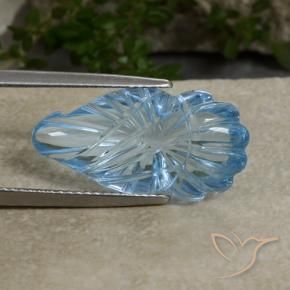 11.59克拉天然黄玉，花式切割，透明