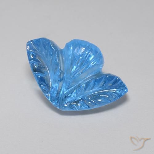 5.50克拉天然黄玉，花形切割，透明