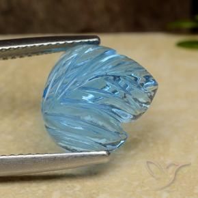 5.41克拉天然黄玉，花式切割，透明