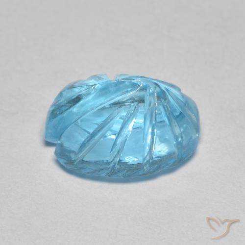 4.80克拉天然黄玉，花式切割，透明