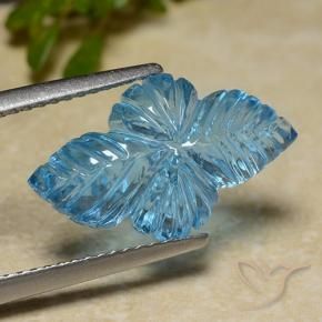 6.61克拉天然黄玉，花式切割，透明