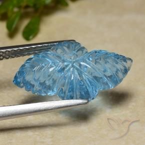 6.61克拉天然黄玉，花式切割，透明