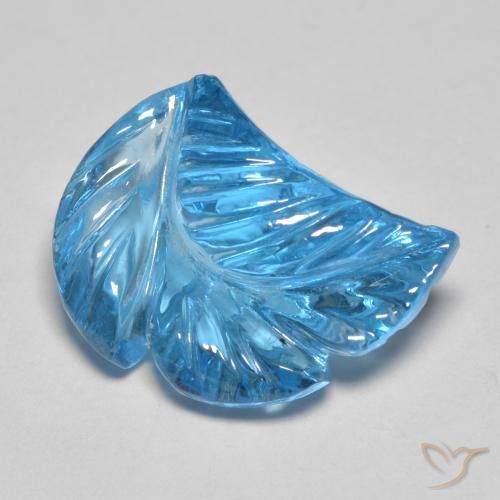 6.27ct 天然 瑞士蓝 黄玉, 花式切割, 透明