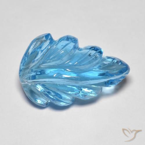 10.05ct 天然 瑞士蓝 黄玉, 花式切割, 透明