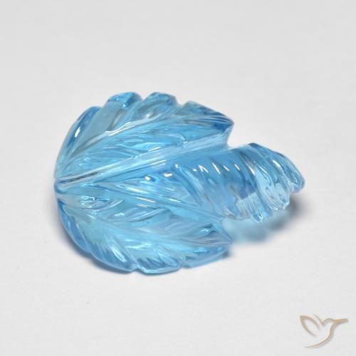 13.69克拉天然黄玉，花式切割，透明