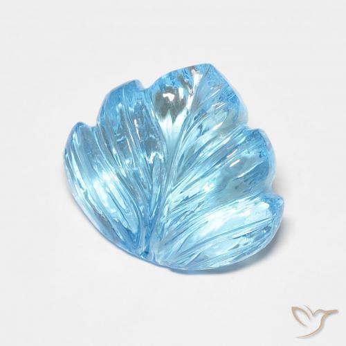 5.82ct 天然 天蓝 黄玉, 花式切割, 透明