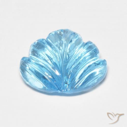 5.82克拉天然黄玉，花式切割，透明