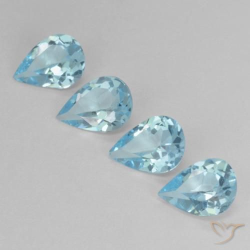 2.81克拉天然黄玉，梨形，VVS-VS