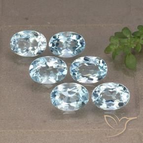 6.19克拉天然黄玉，椭圆形，VVS-VS