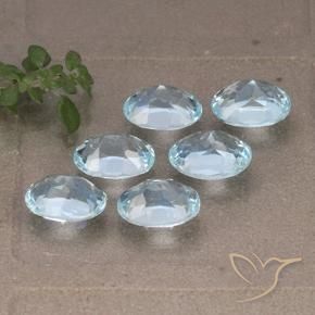 6.19克拉天然黄玉，椭圆形，VVS-VS