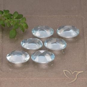 5.79克拉天然黄玉，椭圆形，VVS-VS