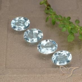 3.52克拉天然黄玉，椭圆形，VVS-VS
