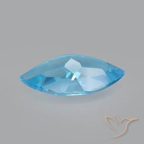 3.75克拉天然黄玉，榄尖形，VVS