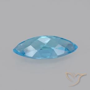 3.67克拉天然黄玉，榄尖形，VVS