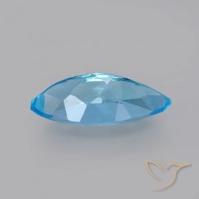 3.70克拉天然黄玉，榄尖形，VVS