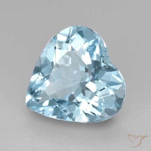 3.84克拉天然黄玉，心形，VVS-VS