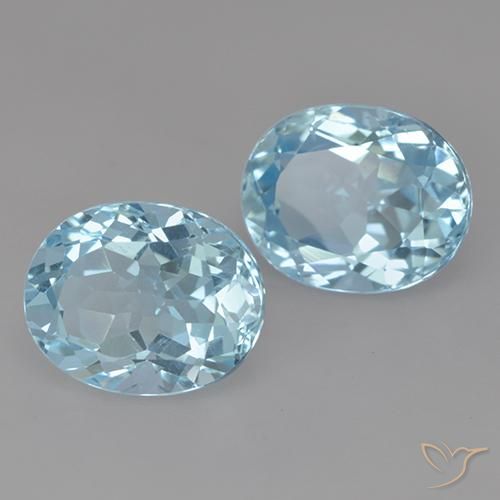 6.89克拉天然黄玉，椭圆形，VVS-VS