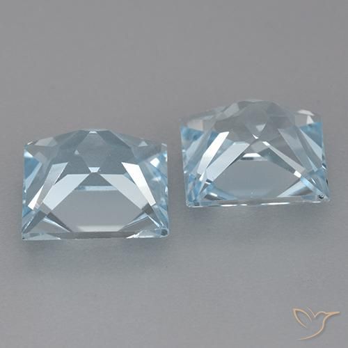 6.59克拉天然黄玉，正方形，VVS