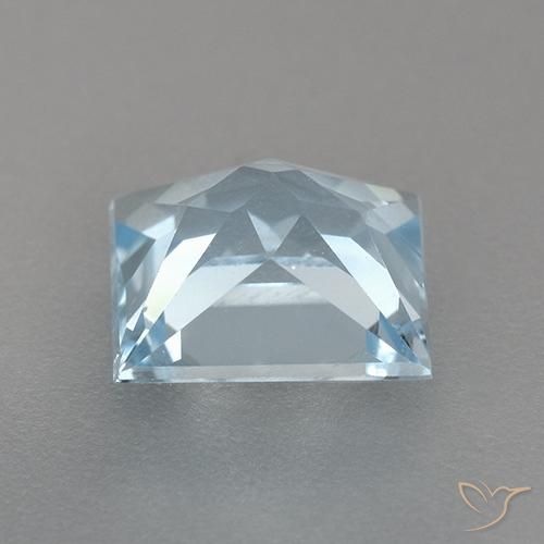 2.89克拉天然托帕石，方形，8×7.8毫米，VVS-VS