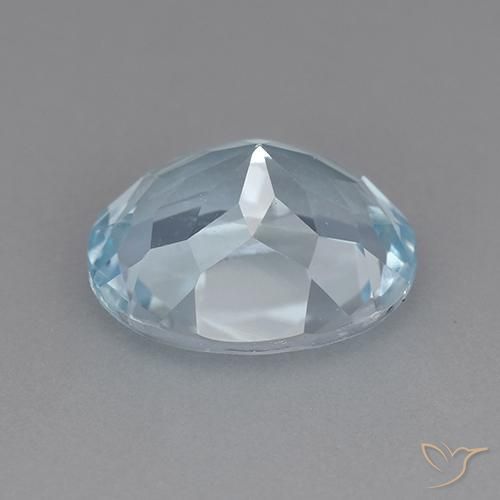 3.65克拉天然黄玉，椭圆形，VVS